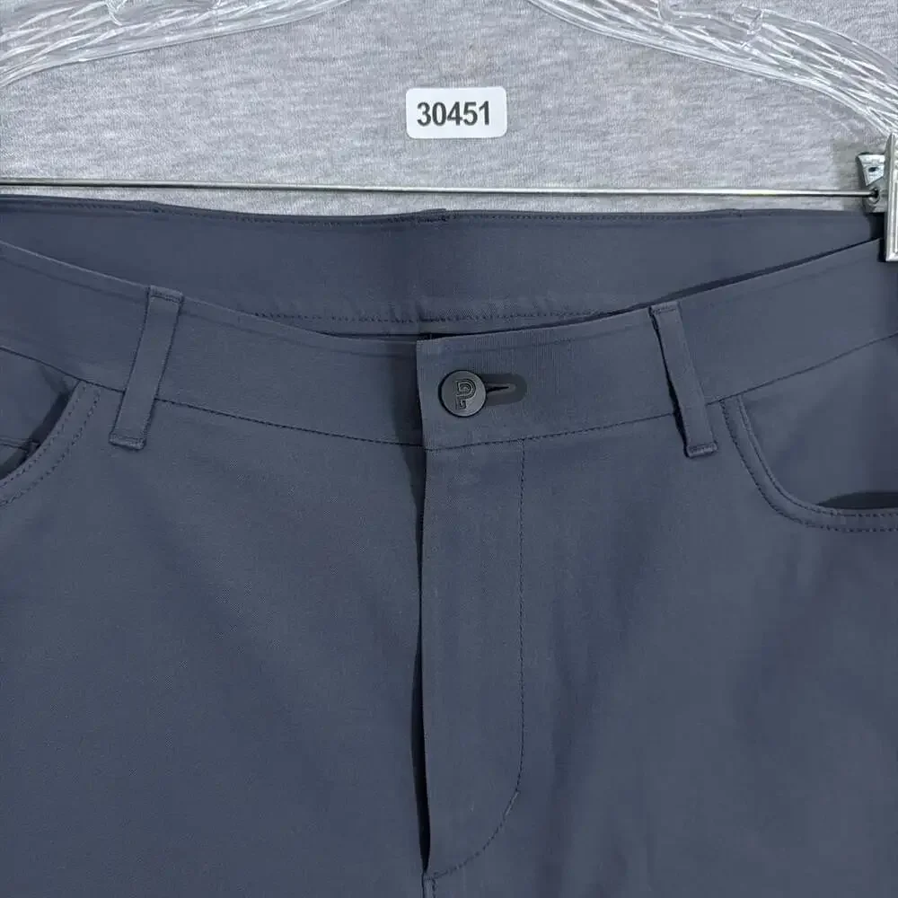 Public Rec Men's Size 36/34 Gray Work Day Slim Straight Fit Tech Pants